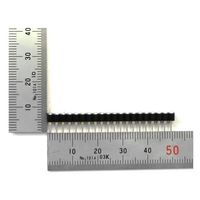 GB 丸ピンICソケット [20ピン×1列] 2.54mmピッチ GB-ICS-2520PR 1個（直送品）