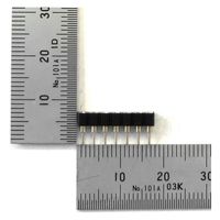 GB 丸ピンICソケット [7ピン×1列] 2.54mmピッチ GB-ICS-257PR 1個（直送品）