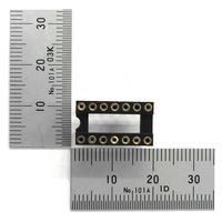 GB 丸ピンICソケット 300MIL 14ピン 2.54mmピッチ GB-ICS-3ML14R 1個（直送品）