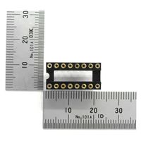 GB 丸ピンICソケット 300MIL 16ピン 2.54mmピッチ GB-ICS-3ML16R 1個（直送品）