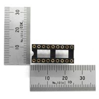 GB 丸ピンICソケット 300MIL 18ピン 2.54mmピッチ GB-ICS-3ML18R 1個（直送品）