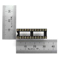 GB 丸ピンICソケット 300MIL 24ピン 2.54mmピッチ GB-ICS-3ML24R 1個（直送品）