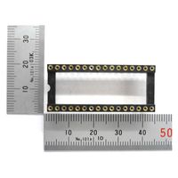 GB 丸ピンICソケット 600MIL 32ピン 2.54mmピッチ GB-ICS-6ML32R 1個（直送品）