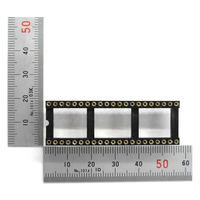 GB 丸ピンICソケット 600MIL 42ピン 2.54mmピッチ GB-ICS-6ML42R 1個（直送品）