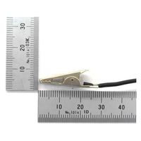 GB 中クリップ付コード 5色 40cm 10本入り GB-MCM-5C45-10P 1袋(10本入)（直送品）