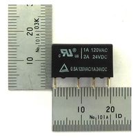 GB 9V小型リレー 接点容量:2A 2回路C接点 GB-RLY-2C9V-CC2A 1個（直送品）