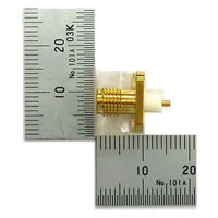 GB SMAコネクター SMA-J 4穴パネル用 GB-SMAJ-CF4H 1個（直送品）