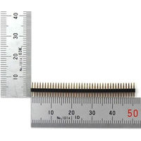 GB ピンヘッダ [40ピン×1列] ハーフピッチ 1.27mmピッチ GB-SPH-1240P 1個（直送品）