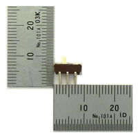 GB 超小型スライドスイッチ 2回路2接点 GB-SSW-DPDT-PIN 1個（直送品）