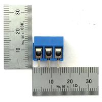 GB ターミナルブロック 3極 5.08mmピッチ 青 縦向き GB-TB-50LB-3P 1個（直送品）