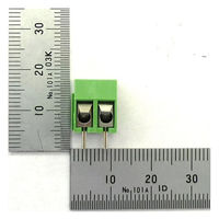 GB ターミナルブロック 2極 5.08mmピッチ 緑 縦向き GB-TB-50LG-2P 1個（直送品）