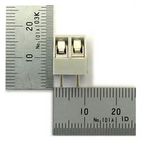 GB ターミナルブロック 2極 5.08mmピッチ 灰 斜め向き GB-TB-50SGR-2P 1個（直送品）