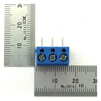 GB ターミナルブロック 3極 5.08mmピッチ 青 横向き GB-TB-50WB-3P 1個（直送品）