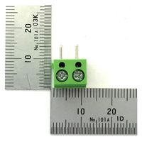 GB ターミナルブロック 2極 5.08mmピッチ 緑 横向き GB-TB-50WG-2P 1個（直送品）