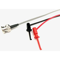 DreamSound BNCコネクタ-ICクリップ(赤/黒)付き同軸テストリード(1m) IB-1.5D2V-1M 1個（直送品）