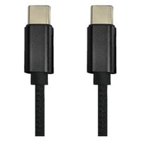 リーダーメディアテクノ USBケーブル Type-C to C 充電・データ転送用 USB3.2 L-CCPG2-1BK 1個（直送品）