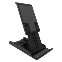 リーダーメディアテクノ 卓上スマホ・タブレットスタンド(黒) L-TST-B 1個（直送品）
