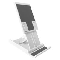 リーダーメディアテクノ 卓上スマホ・タブレットスタンド(白) L-TST-W 1個（直送品）