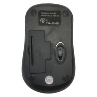 リーダーメディアテクノ 光学式2.4GHzワイヤレスマウス(Black) L-YM-BK 1個（直送品）