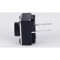 GB タクトスイッチ 6mm角 2ピン 180gf 黒 TVDP17-050B-D 1個（直送品）