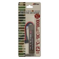 Hitec Multiplex Japan Li-Po 11.1V 1000mAh 30C 3S(T型) XPRAEG10003S-D 1個（直送品）