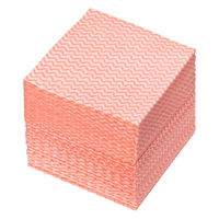 （限定）抗菌・防カビ カウンタークロス ハーフ 約30×30cm ピンク 1セット（1パック（100枚入）×5）帝人フロンティア オリジナル