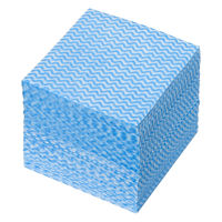 （限定）抗菌・防カビ カウンタークロス ハーフ 約30×30cm ブルー 1セット（1パック（100枚入）×5）帝人フロンティア オリジナル