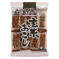 玄米おこし 10枚入  4個 サンコー あられ せんべい 煎餅 おせんべい