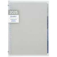 マルマン 【2025年4月版】ノートデダイアリー 月間 B5 26穴 月曜始まり クリア FD434-25-98 1冊（直送品）