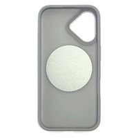 エアージェイ iphone16用 Magsafe対応スタンドリング付背面ケース SL AC-P24-MRS GY 1個（直送品）