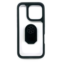 エアージェイ iphone16pro用 マルチリングスタンドケース BK AC-P24P-TR 1個（直送品）