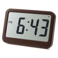 アデッソ 革風 電波クロック FLC-05DBR 1台（直送品）