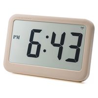 アデッソ 革風 電波クロック FLC-05IV 1台（直送品）