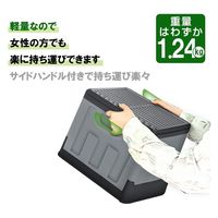 萬方 折りたたみ防災トイレ グレー SG-MTK049-GY 1台（直送品）