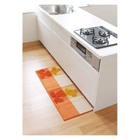 オカ キッチンマット MCスタイル ミッキーマウス 45×120cm オレンジ 407949 1個（直送品）