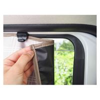 オカトー サンシェード マグネットカーテン matka 車 日除け 2枚入り グレー ベージュ 411978 1個（直送品）