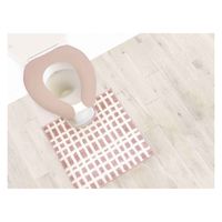 オカトー 便座カバー U型 ナチュラル ピンク 413668 1個（直送品）