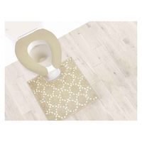 オカトー 便座カバー U型 ナチュラル ベージュ 413671 1個（直送品）