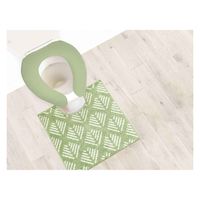 オカトー 便座カバー U型 ナチュラル グリーン 413670 1個（直送品）