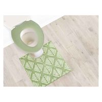 オカトー 便座カバー O型 ナチュラル グリーン 413674 1個（直送品）