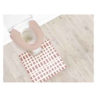 オカトー 便座カバー 洗浄暖房用型 ナチュラル ピンク 413676 1個（直送品）