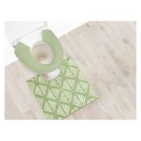 オカトー 便座カバー 洗浄暖房用型 ナチュラル グリーン 413678 1個（直送品）