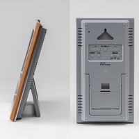 アデッソ メガ曜日日めくり電波時計 HM-704 1台（直送品）