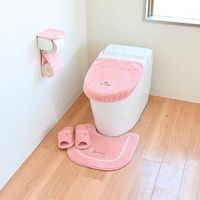 オカ トイレマット ミニ コムフォルタ6 43×47cm ピンク 437356 1個（直送品）