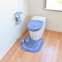 オカ スリッパ トイレ コムフォルタ6 ブルー 437363 1個（直送品）