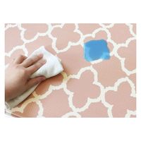 オカトー トイレマット 拭ける 80×60cm スキマにピタっ!拭けるPVCトイレマット モロッカン 437453 1個（直送品）