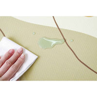 オカトー トイレマット 拭ける 80×60cm スキマにピタっ!拭けるPVCトイレマット ニュアンス 437456 1個（直送品）