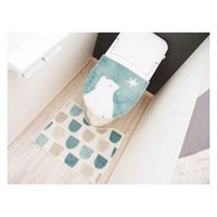 オカトー トイレマット 蓋カバー 2点セット SOPO ポーラーベア 441377 1個（直送品）