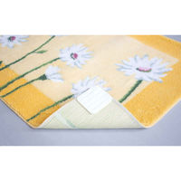 オカ 玄関マット 花柄 コーナー吸着 45×75cm 室内 イノセントデイジー 443200 1個（直送品）