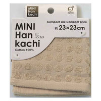 オカザキ ミニタオル MINIハンカチ ソフトドット 23×23cm 449754 1個（直送品）
